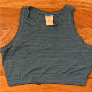Studio athletic crop top shirt